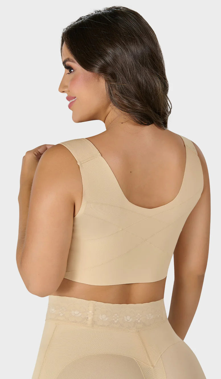 Brasier Colombiano Postquirúrgico sin Mangas (Ref. B-8209)