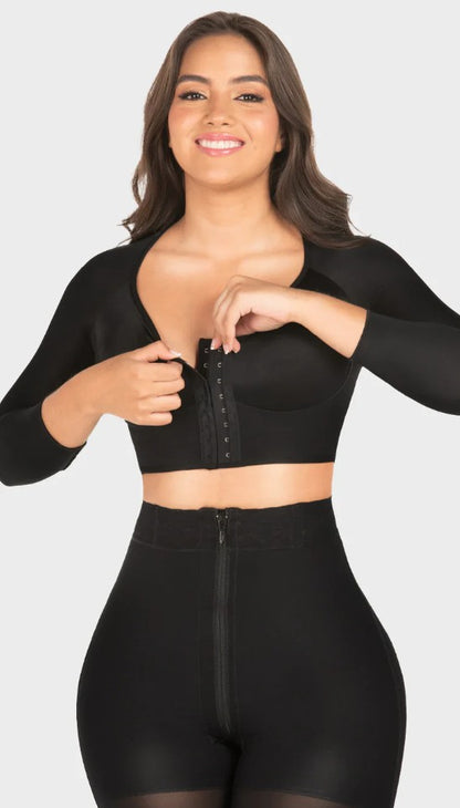 Brasier Colombiano Postquirúrgico con Mangas (Ref. B0204)