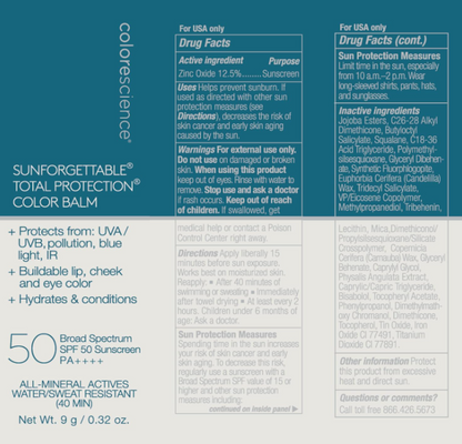 Colorescience Total Protection Color Balm SPF 50 Pink Sky 9g