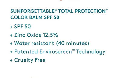 Colorescience Sunforgettable Total Protection Color Balm SPF 50 Savanna 9g