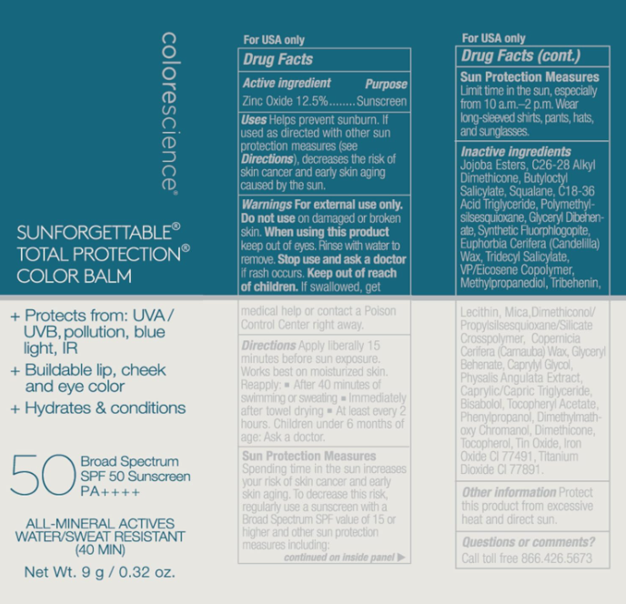Colorescience Total Protection Color Balm SPF 50 Blush 9g