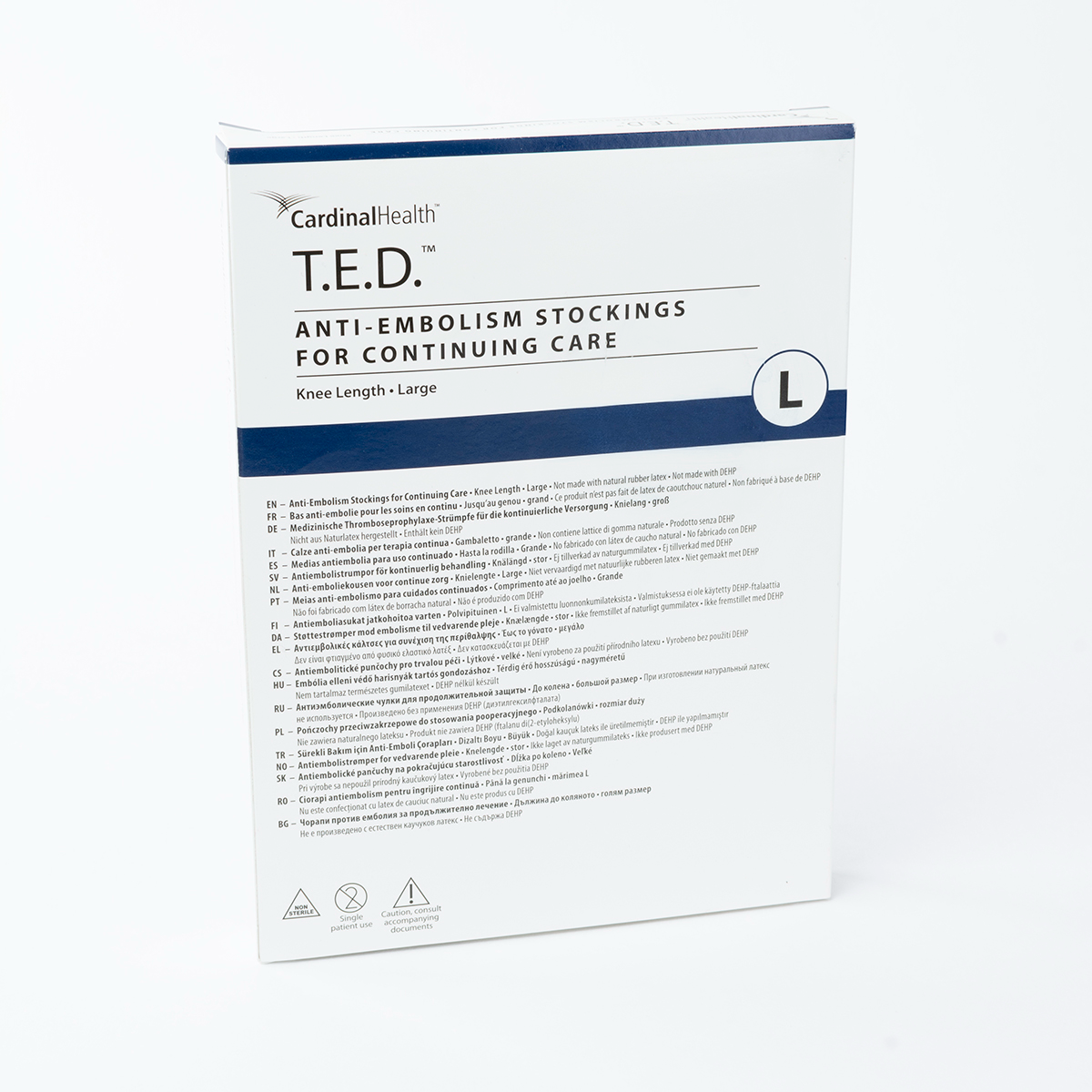 Media T.E.D Cuidado Continuo Rodilla Beige